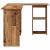 Birou cu raft Lemn vechi 142 x 102 x 73 cm Lemn compozit GartenMobel Dekor