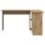 Birou cu raft stejar artizanal 142 x 102 x 73 cm Lemn compozit GartenMobel Dekor