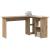 Birou cu raft stejar artizanal 142 x 102 x 73 cm Lemn compozit GartenMobel Dekor