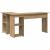 Birou cu raft stejar artizanal 142 x 102 x 73 cm Lemn compozit GartenMobel Dekor