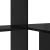 Birou cu raft Stejar negru 131.5 x 50 x 106.5 cm Lemn compozit GartenMobel Dekor