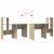 Birou cu raft Stejar sonoma 131.5 x 50 x 106.5 cm Lemn compozit GartenMobel Dekor