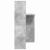 Birou cu raft Gri beton 131.5 x 50 x 106.5 cm Lemn compozit GartenMobel Dekor