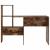 Birou cu raft Stejar afumat 131.5 x 50 x 106.5 cm Lemn compozit GartenMobel Dekor