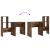 Birou cu raft Stejar afumat 131.5 x 50 x 106.5 cm Lemn compozit GartenMobel Dekor