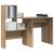 Birou stejar artizanal 131.5 x 50 x 106.5 cm Lemn compozit GartenMobel Dekor