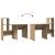 Birou stejar artizanal 131.5 x 50 x 106.5 cm Lemn compozit GartenMobel Dekor