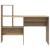 Birou stejar artizanal 131.5 x 50 x 106.5 cm Lemn compozit GartenMobel Dekor