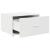 Dulap cu sertare cu roata Alb 55 x 45 x 33.5 cm Lemn compozit GartenMobel Dekor