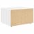 Dulap cu sertare cu roata Alb 55 x 45 x 33.5 cm Lemn compozit GartenMobel Dekor