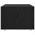 Dulap cu sertare cu roata Negru 55 x 45 x 33.5 cm Lemn compozit GartenMobel Dekor