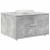 Dulap cu sertare cu roata Gri 55 x 45 x 33.5 cm Lemn compozit GartenMobel Dekor