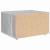 Dulap cu sertare cu roata Gri 55 x 45 x 33.5 cm Lemn compozit GartenMobel Dekor