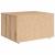 Dulap cu sertare cu roata Maro 55 x 45 x 33.5 cm Lemn compozit GartenMobel Dekor