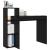 Birou cu raft Stejar negru 100 x 40 x 90 cm Lemn compozit GartenMobel Dekor