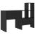 Birou cu raft Stejar negru 100 x 40 x 90 cm Lemn compozit GartenMobel Dekor