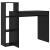 Birou cu raft Stejar negru 100 x 40 x 90 cm Lemn compozit GartenMobel Dekor