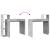 Birou cu raft Gri beton 100 x 40 x 90 cm Lemn compozit GartenMobel Dekor