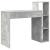 Birou cu raft Gri beton 100 x 40 x 90 cm Lemn compozit GartenMobel Dekor