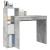 Birou cu raft Gri beton 100 x 40 x 90 cm Lemn compozit GartenMobel Dekor