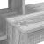 Birou cu raft sonoma gri 100 x 40 x 90 cm Lemn compozit GartenMobel Dekor