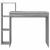 Birou cu raft sonoma gri 100 x 40 x 90 cm Lemn compozit GartenMobel Dekor