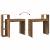 Birou cu raft Lemn vechi 100 x 40 x 90 cm Lemn compozit GartenMobel Dekor