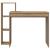 Birou cu raft stejar artizanal 100 x 40 x 90 cm Lemn compozit GartenMobel Dekor
