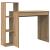 Birou cu raft stejar artizanal 100 x 40 x 90 cm Lemn compozit GartenMobel Dekor