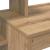 Birou cu raft stejar artizanal 100 x 40 x 90 cm Lemn compozit GartenMobel Dekor
