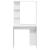 Birou cu raft Alb 78.5 x 37 x 154.5 cm Lemn compozit GartenMobel Dekor
