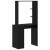 Birou cu raft Stejar negru 78.5 x 37 x 154.5 cm Lemn compozit GartenMobel Dekor