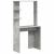 Birou cu raft Gri beton 78.5 x 37 x 154.5 cm Lemn compozit GartenMobel Dekor