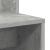Birou cu raft Gri beton 78.5 x 37 x 154.5 cm Lemn compozit GartenMobel Dekor