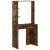 Birou cu raft Stejar afumat 78.5 x 37 x 154.5 cm Lemn compozit GartenMobel Dekor