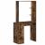Birou cu raft Stejar afumat 78.5 x 37 x 154.5 cm Lemn compozit GartenMobel Dekor