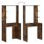 Birou cu raft Stejar afumat 78.5 x 37 x 154.5 cm Lemn compozit GartenMobel Dekor