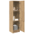 Highboard stejar artizanal 31.5 x 32 x 124 cm Lemn compozit GartenMobel Dekor