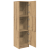 Highboard stejar artizanal 31.5 x 32 x 124 cm Lemn compozit GartenMobel Dekor
