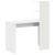Birou cu raft cu depozitare Alb 102 x 50 x 124 cm Lemn compozit GartenMobel Dekor