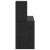 Birou cu raft Stejar negru 102 x 50 x 124 cm Lemn compozit GartenMobel Dekor