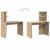 Birou cu raft Stejar sonoma 102 x 50 x 124 cm Lemn compozit GartenMobel Dekor