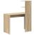 Birou cu raft Stejar sonoma 102 x 50 x 124 cm Lemn compozit GartenMobel Dekor