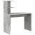 Birou cu raft Gri beton 102 x 50 x 124 cm Lemn compozit GartenMobel Dekor