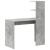 Birou cu raft Gri beton 102 x 50 x 124 cm Lemn compozit GartenMobel Dekor