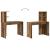 Birou cu raft Lemn vechi 102 x 50 x 124 cm Lemn compozit GartenMobel Dekor