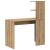 Birou cu raft stejar artizanal 102 x 50 x 124 cm Lemn compozit GartenMobel Dekor