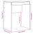 Birou Gri beton 60 x 40 x 76 cm Lemn compozit GartenMobel Dekor