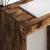 Birou Stejar afumat 60 x 40 x 76 cm Lemn compozit GartenMobel Dekor