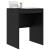 Birou Stejar negru 60 x 50 x 76 cm Lemn compozit GartenMobel Dekor